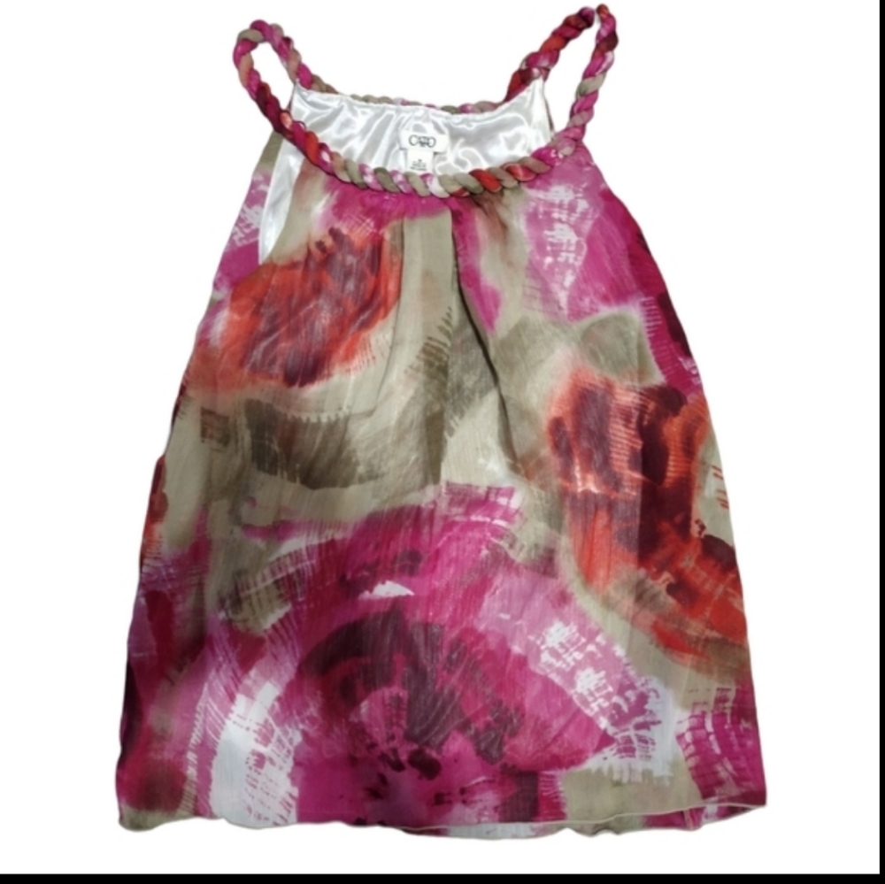 💥BOGO 50%💥 Pink Sleeveless Blouse size Medium Women's Clothing - Picture 8 of 8